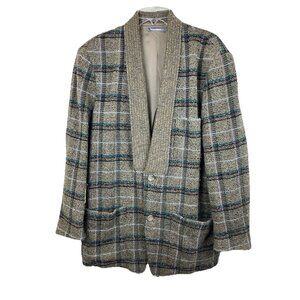 Rare 44 46 Issey Miyake Men 80s Knit Blazer Jacket Runway